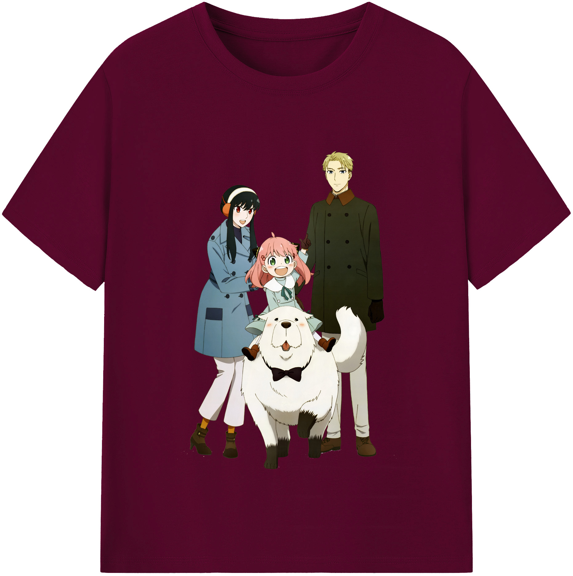 （画像用） SPY×FAMILY间谍家家酒 レディースカジュアルプリントTシャツ（綿100％）